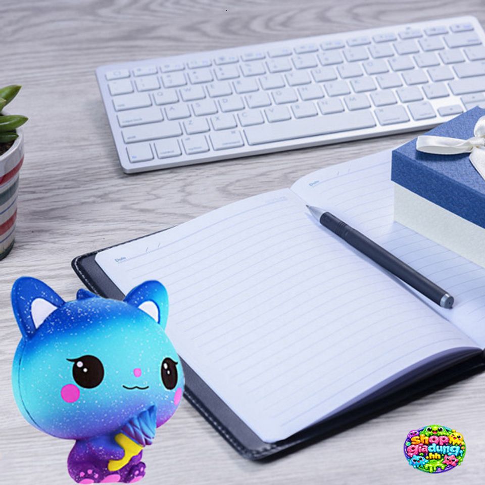 Búp Bê Mềm Mỏng Hình Mèo Hoạt Hình Squishy - Đồ Chơi Giảm Stress Scented Cream Cho Trẻ Em và Người Lớn