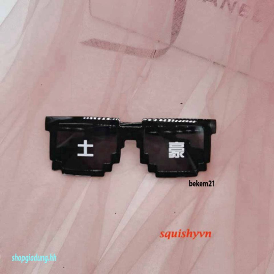 Kính Mát Thug Life - Phong Cách Sành Điệu Nam Nữ, Kính Râm Pixel Độc ...