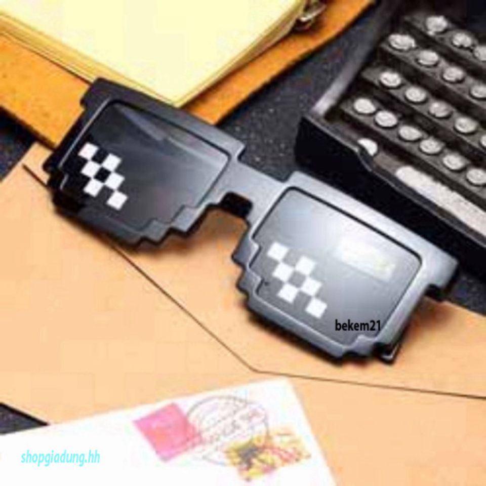 Kính Mát Thug Life - Phong Cách Sành Điệu Nam Nữ, Kính Râm Pixel Độc ...