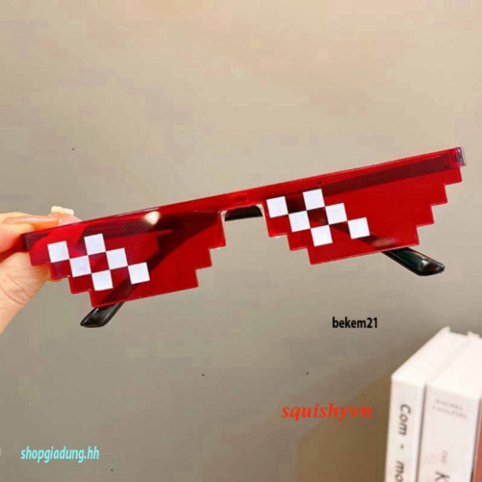 Kính Mát Thug Life - Phong Cách Sành Điệu Nam Nữ, Kính Râm Pixel Độc ...