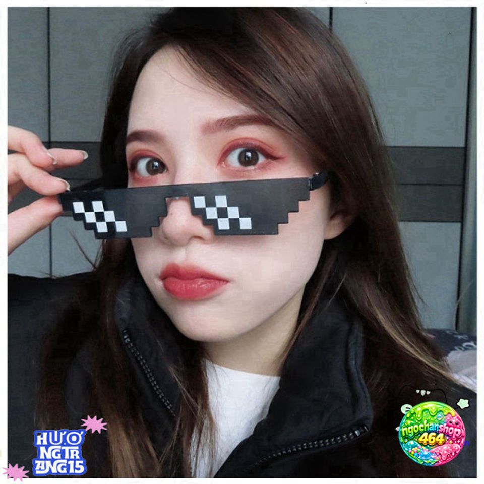 Kính Râm Khảm Pixel Disco Unisex - Chống UV400, Thiết Kế Thời Trang ...