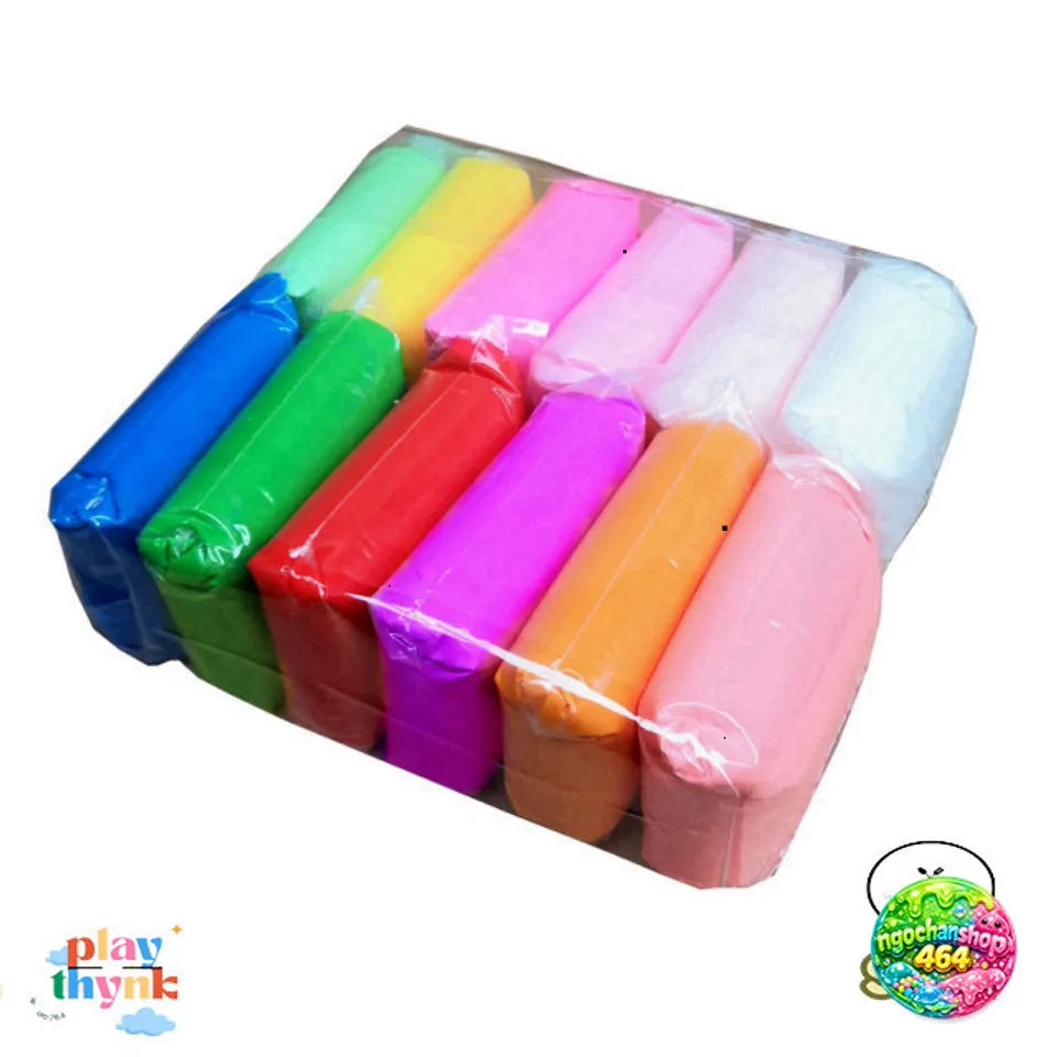 Đất Sét Khô 400gr 12 Màu Đẹp - Đồ Chơi Nghệ Thuật DIY Tạo Chibi Sáng ...
