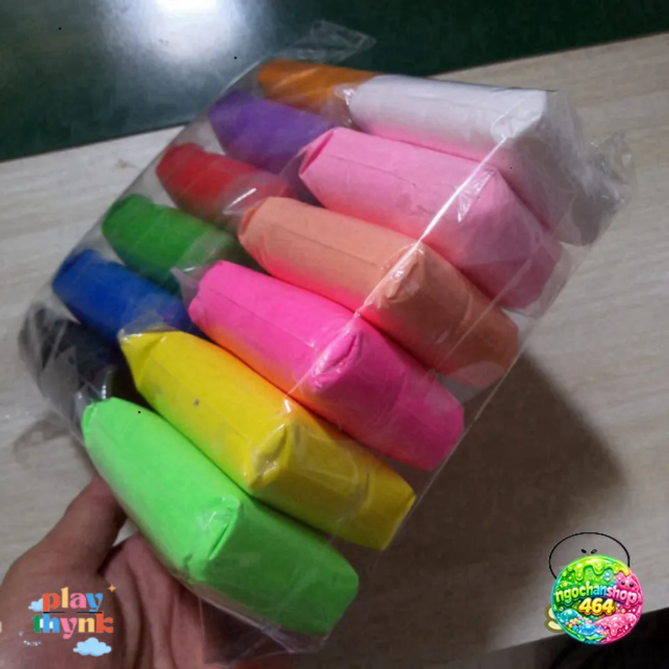 Đất Sét Khô 400gr 12 Màu Đẹp - Đồ Chơi Nghệ Thuật DIY Tạo Chibi Sáng ...