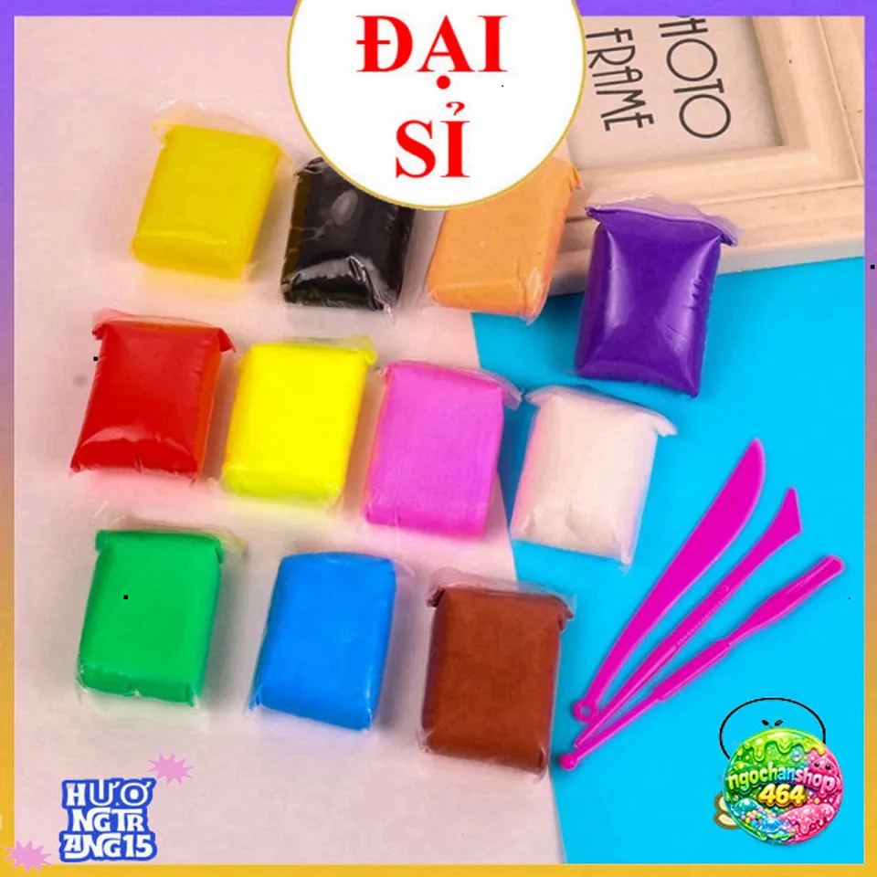 Đất Sét Khô Tự Nhiên Cao Cấp Nhật Bản 12/24/36 Màu Sắc - Đồ Chơi Phát ...