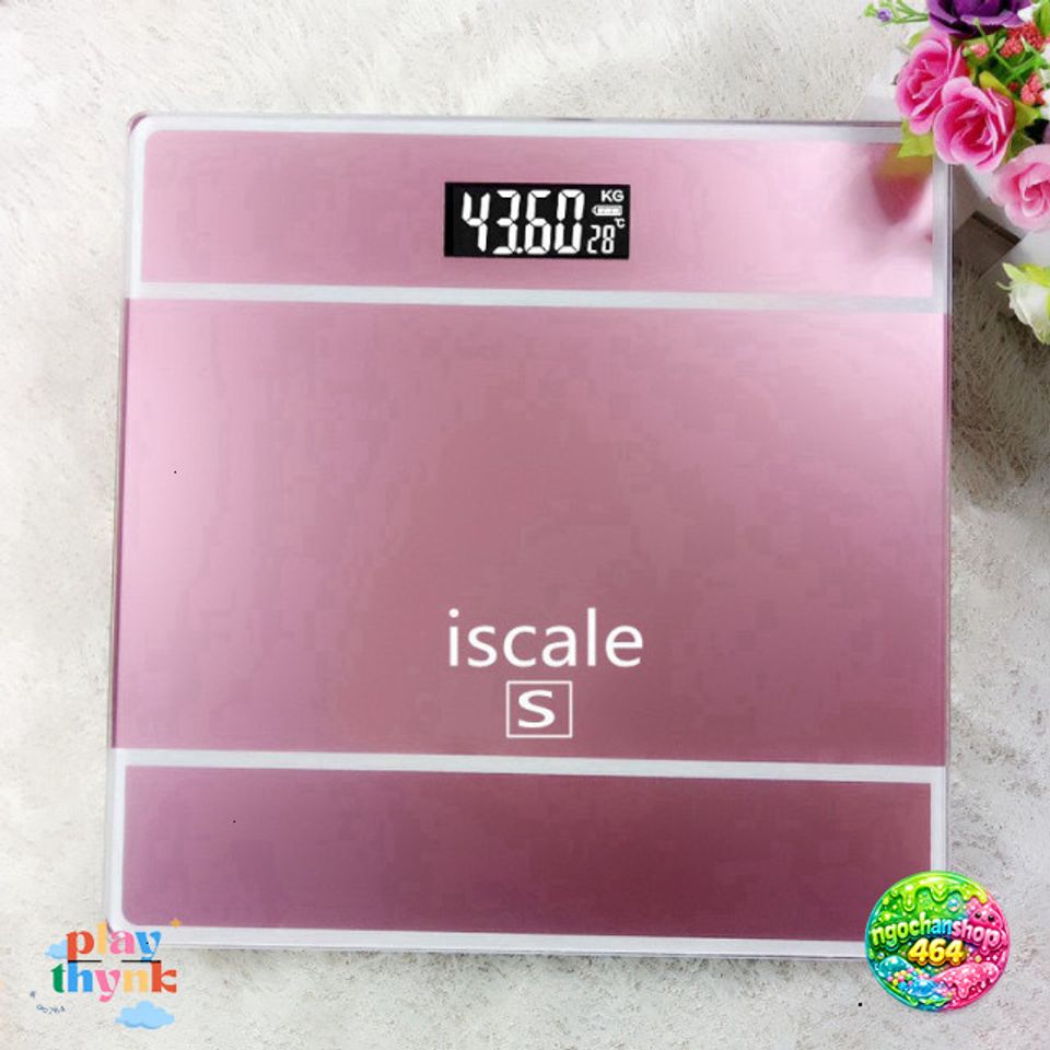 Cân Sức Khỏe Điện Tử ISCALE SE - Thiết Kế Sang Trọng, Kính Cường Lực, Tải Trọng 180kg, Theo Dõi Cân Nặng Gia Đình Chính Xác