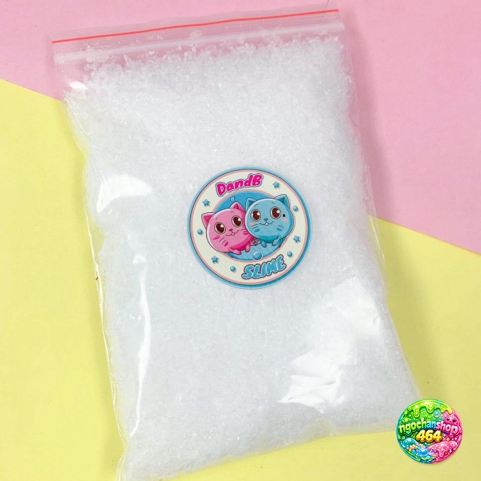 Kem Tuyết Nhựa Snowfizz 50Gr - Không Pha Nước, Siêu Phồng, Trang Trí Slime Tuyết Giả - Đồ Chơi Thủ Công Trẻ Em