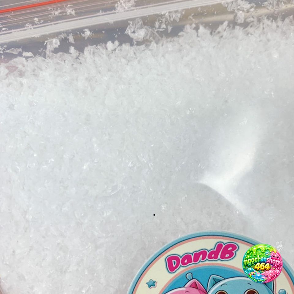 Kem Tuyết Nhựa Snowfizz 50Gr - Không Pha Nước, Siêu Phồng, Trang Trí Slime Tuyết Giả - Đồ Chơi Thủ Công Trẻ Em