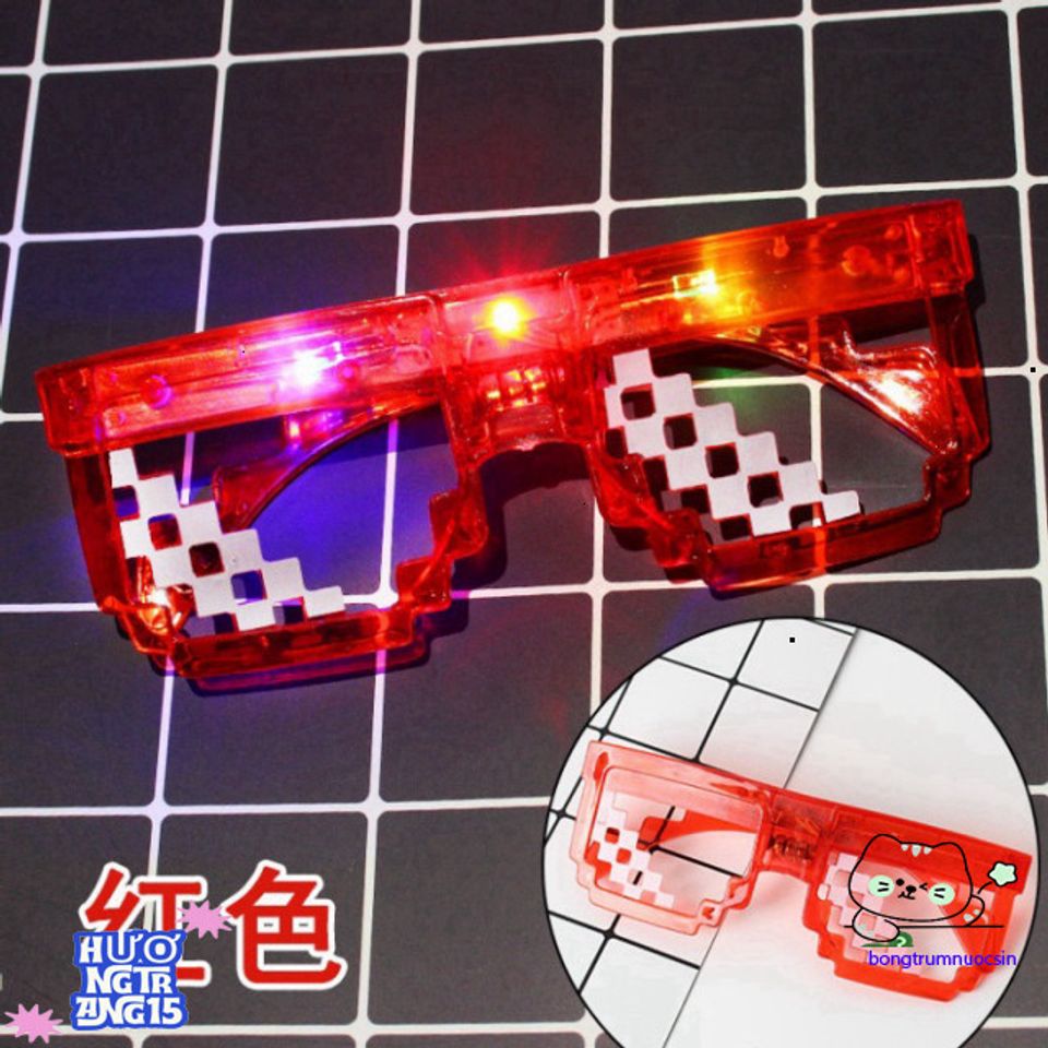 Kính Thuglife 6 Chấm MINECRAFT LED Đa Màu - Kính Mắt Thời Trang Cho Nam ...