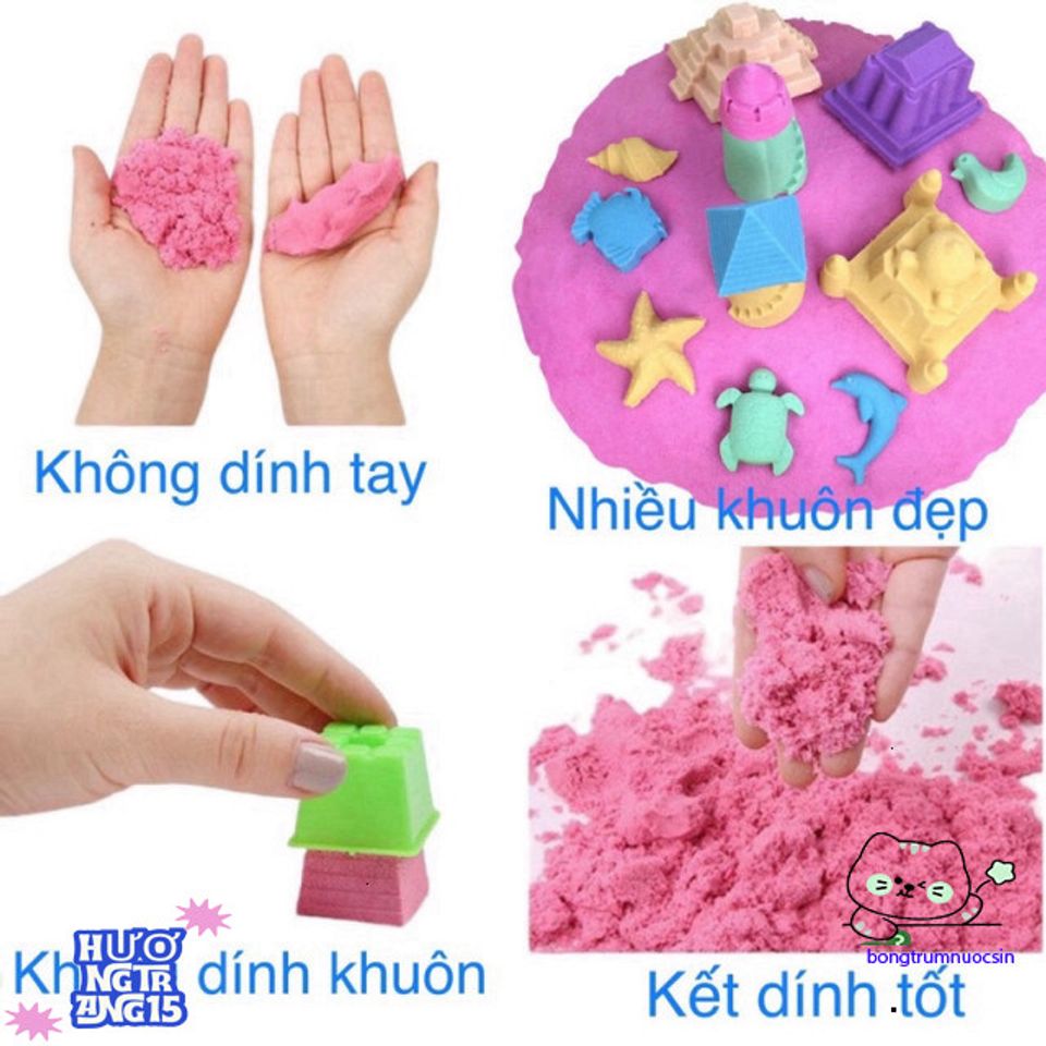 Cát Động Lực An Toàn 10kg Cho Trẻ Em - Màu Sắc Tươi Sáng Không Dính, Bền Bỉ Cho Khu Vui Chơi