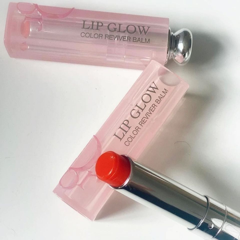 Son Dưỡng Dior Addict Lip Glow 017 Ultra Coral - Son Môi Dưỡng Ẩm Màu Cam San Hô Tươi Tắn, Chính Hãng Dior