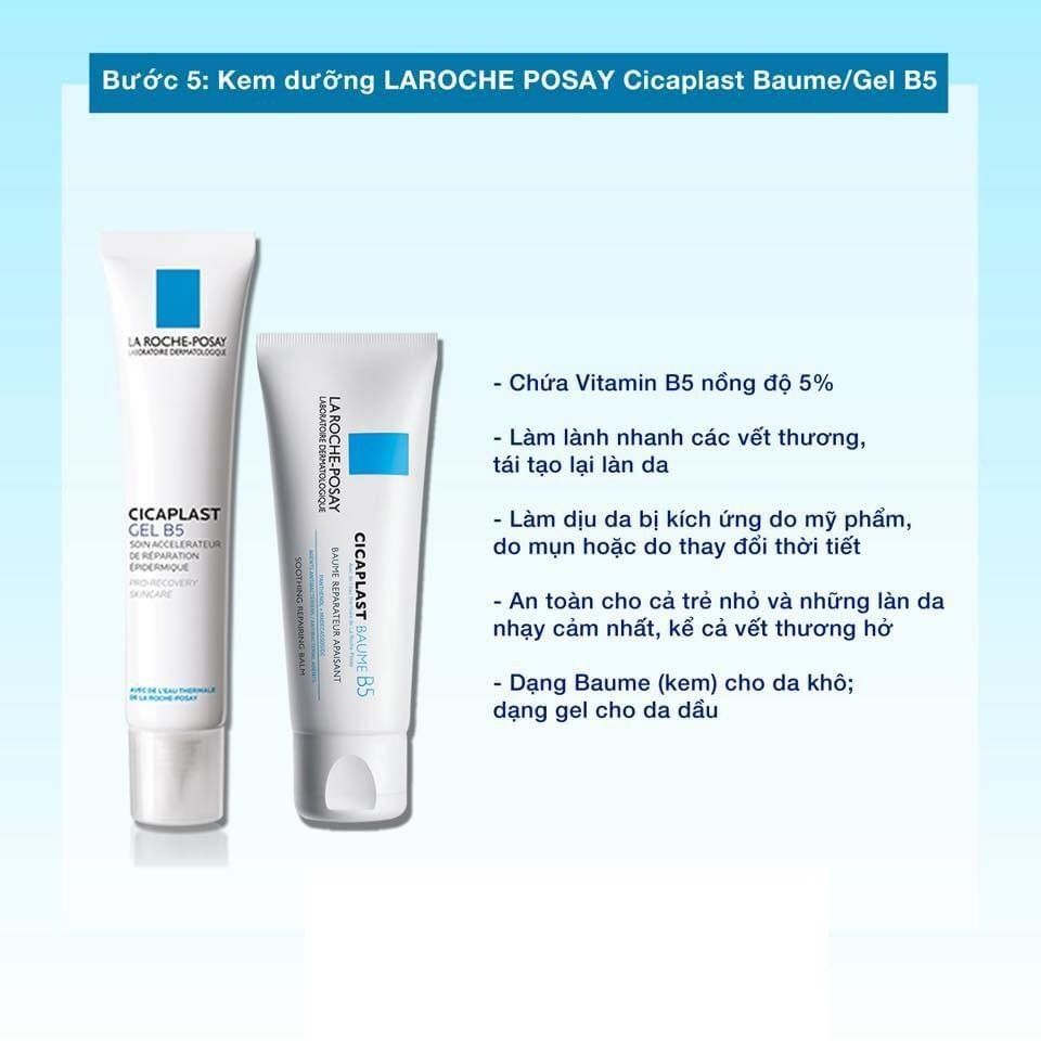 Kem Dưỡng Gel B5 La Roche-Posay Cicaplast 40ml - Phục Hồi Da Nhạy Cảm, Giảm Thâm, Dưỡng Ẩm Tối Ơi & Không Chứa Paraben