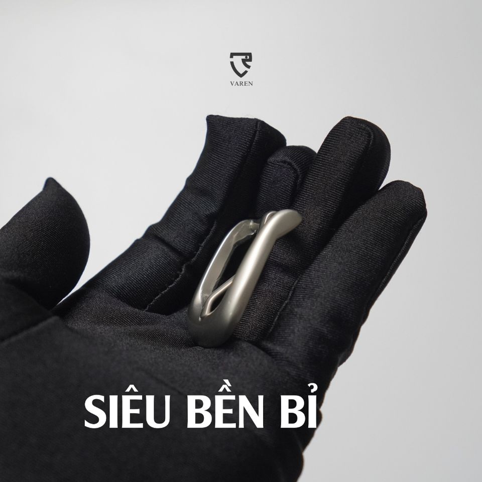 Khóa Thắt Lưng Unisex Hợp Kim Chống Gỉ Màu Trắng Xám, Dùng Cho Dây 2.5cm - Sản Phẩm Bán Sỉ Hiện Đại, Phong Cách Tối Giản