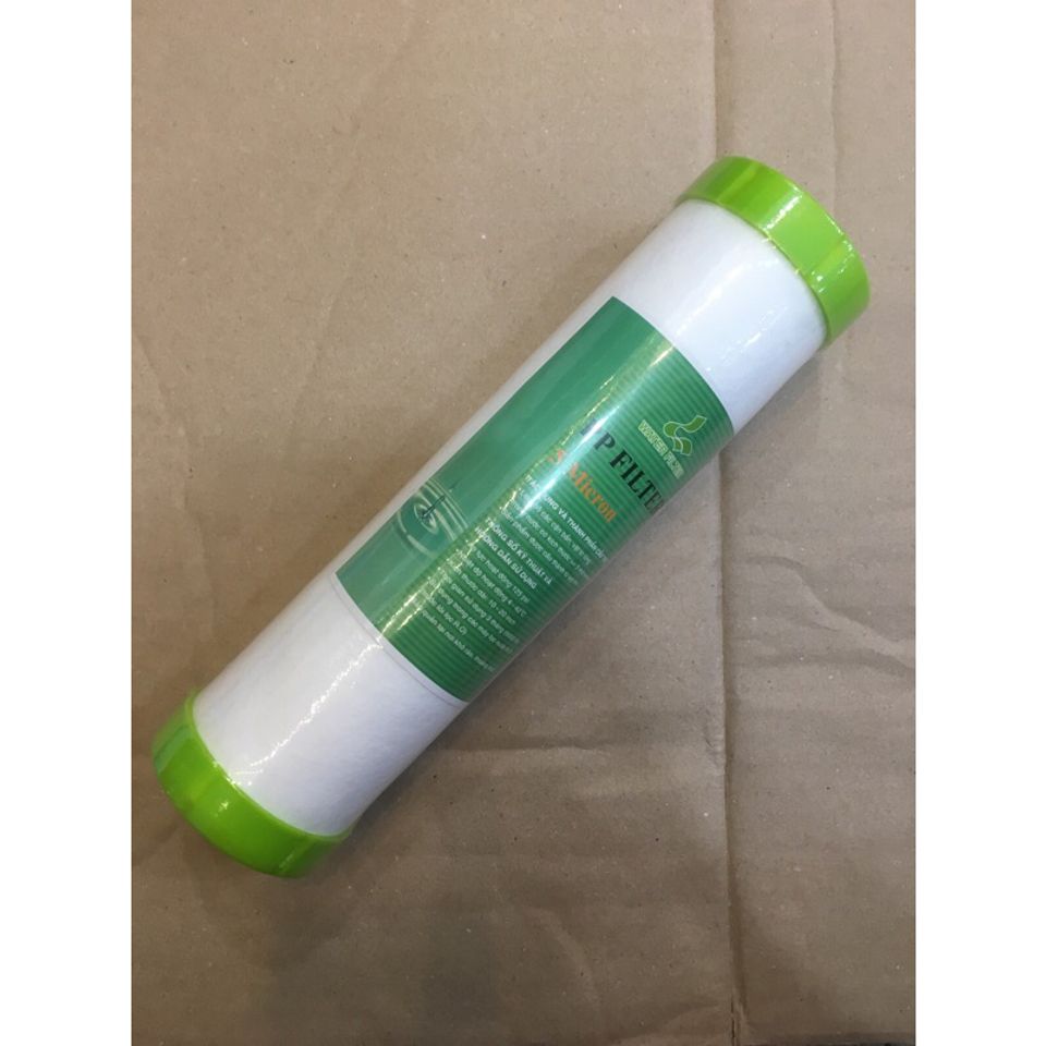 Lõi Lọc Thô PP5 10 Inch - Bộ Lọc Nước Tạp Chất Hữu Cơ, Rỉ Sét, Bùn Đất, Kích Thước Lớn Hơn 5 Micron, Thay Thế 3-6 Tháng