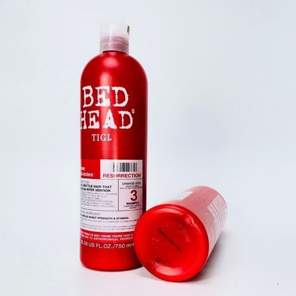Dầu Gội Xả Tigi Bed Head Urban Antidotes Resurrection 750ml - Phục Hồi Tóc Hư Tổn, Giảm Tình Trạng Tóc Xỉn Màu, Mềm Mượt Chính Hãng 608265