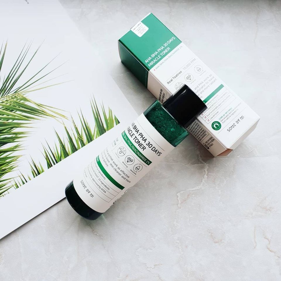 Nước hoa hồng AHA-BHA-PHA 30 Days Miracle Toner - Chăm sóc da, làm sạch sâu, điều trị mụn hiệu quả, phù hợp cho mọi loại da 150ml Chính hãng