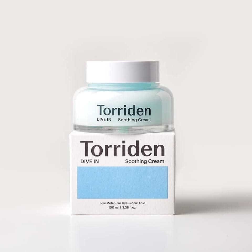 Kem Dưỡng Ẩm Torriden Low Molecular Hyaluronic Acid Soothing Cream 100ml - Gel Cream Cung Cấp Độ Ẩm, Phục Hồi Da Khỏe Mạnh