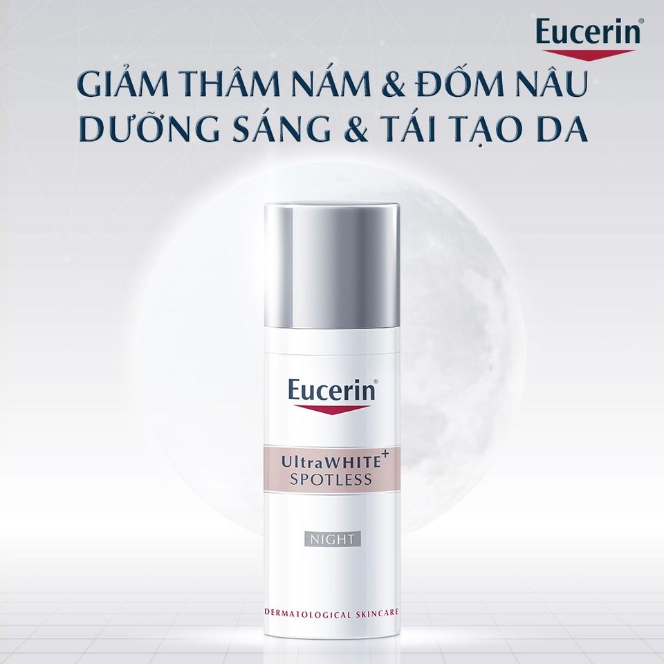 Kem Dưỡng Sáng Da Ban Đêm Eucerin Even Skin Spotless 50ml - Giảm Vết Thâm Nám và Đốm Nâu, Chăm Sóc Da Rạng Rỡ, Chính Hãng