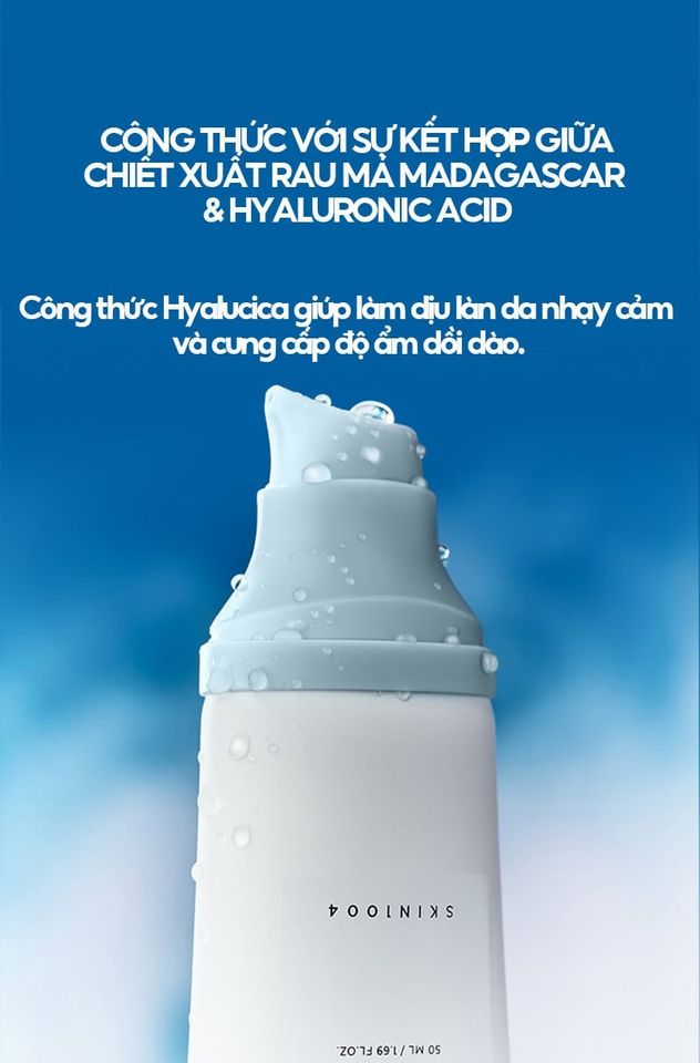 Tinh Chất Chống Nắng Skin1004 Hyalu-Cica Water-Fit Sun Serum SPF50+ PA++++ - Bảo Vệ Da và Cấp Ẩm Toàn Diện 50ml Chính Hãng