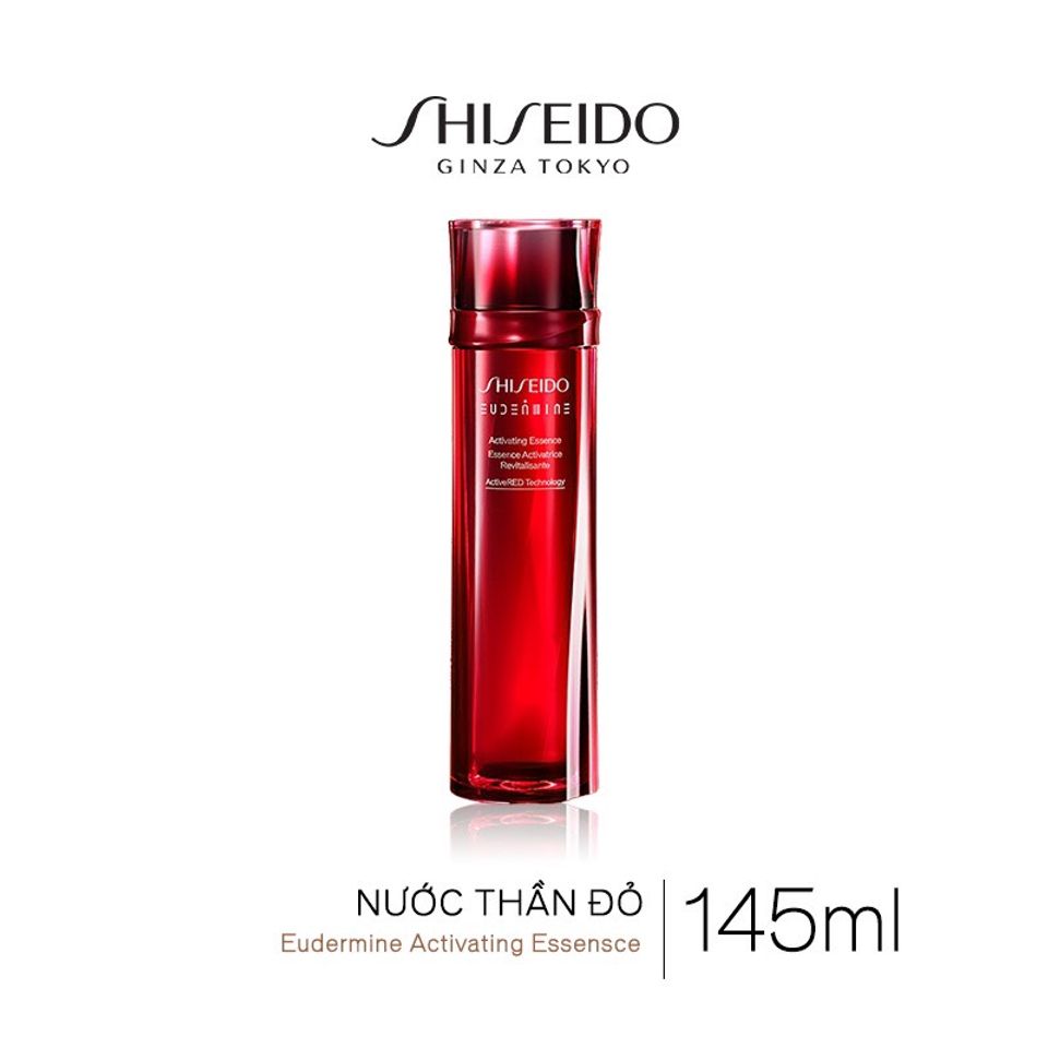 Nước Thần Đỏ Shiseido Eudermine 145ml - Toner Nước Hoa Hồng Cung Cấp Độ Ẩm, Cải Thiện Độ Đàn Hồi Da Mặt, Phù Hợp Mọi Loại Da