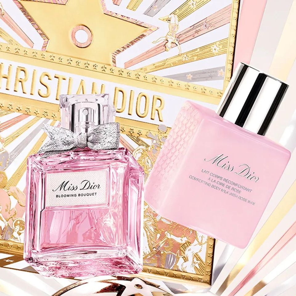 Set Nước Hoa Nữ Dior Miss Dior Blooming Bouquet Holiday 2025 Limited Edition - Bộ Quà Tặng 2 Món (EDT 50ml + Dưỡng Thể 75ml) Chính Hãng