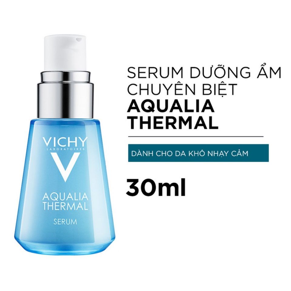 Tinh Chất Hỗ Trợ Dưỡng ẩm Vichy Aqualia Thermal 30ml – Serum Cấp Nước Cho Da Khô, Da Nhạy Cảm, Chính Hãng, Dưỡng Ẩm Sâu, Làm Mềm Da