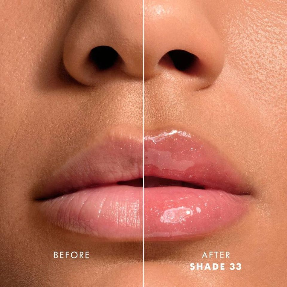 Son ARMANI Prisma Glass Icy Plumper #33 Rosewood Frost - Son Cao Cấp Tăng Cường Độ Đầy Cho Môi, Lì Màu, Dưỡng Ẩm, Quà Tặng Tuyệt Vời