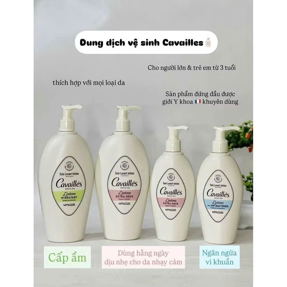 Dung Dịch Vệ Sinh Phụ Nữ Rogé Cavaillès - An Toàn, Kháng Khuẩn, Dưỡng Ẩm, Chăm Sóc Da Nhạy Cảm 100% Từ Thiên Nhiên