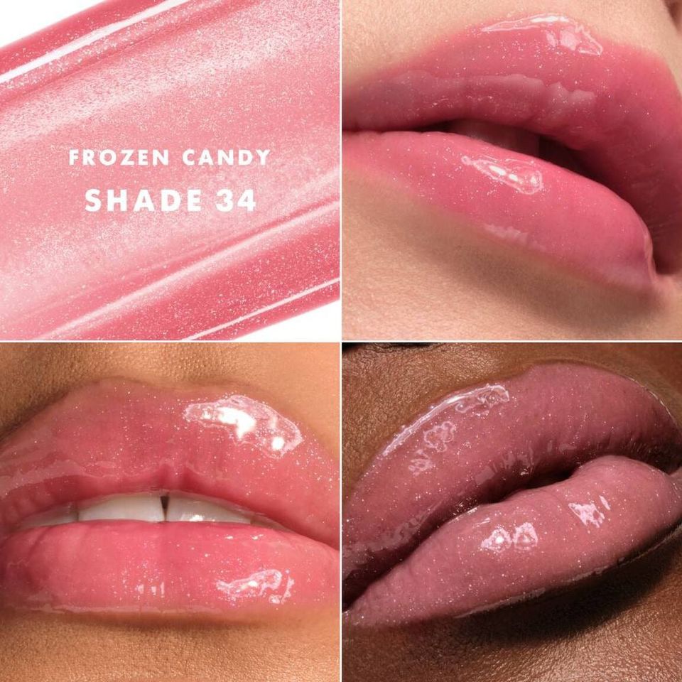 Son ARMANI Prisma Glass Icy Plumper #34 Frozen Candy - Son Dưỡng Môi Sang Trọng, Màu Hồng Tự Nhiên, Chính Hãng