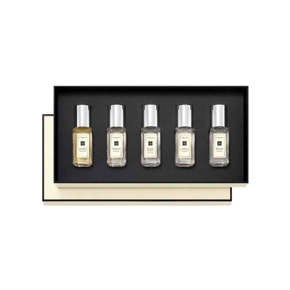 Set Nước Hoa Jo Malone Chính Hãng 5 x 9ml - Wood Sage, Peony, Wild Bluebell, English Pear, Lime Basil - Quà Tặng Sang Trọng