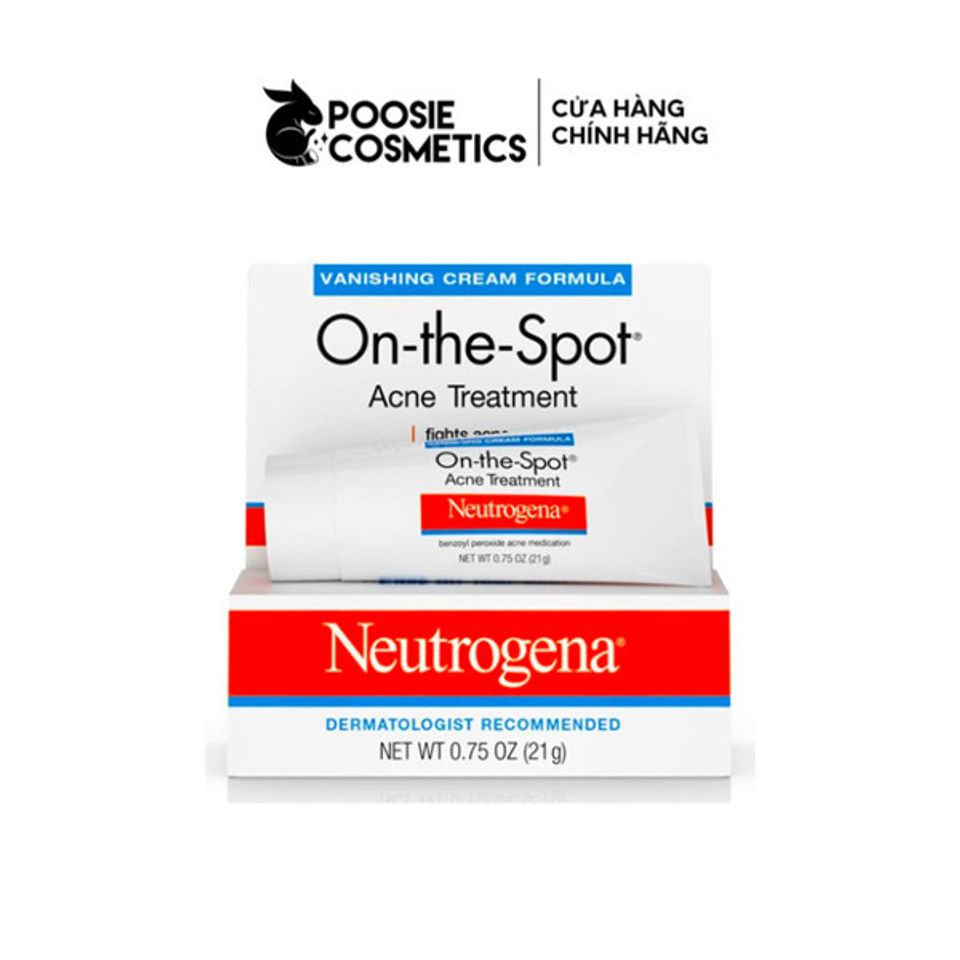 Kem Chấm Mụn Neutrogena On The Spot 21g - Điều Trị Mụn Hiệu Quả, Giảm Sưng Đỏ, An Toàn Cho Da