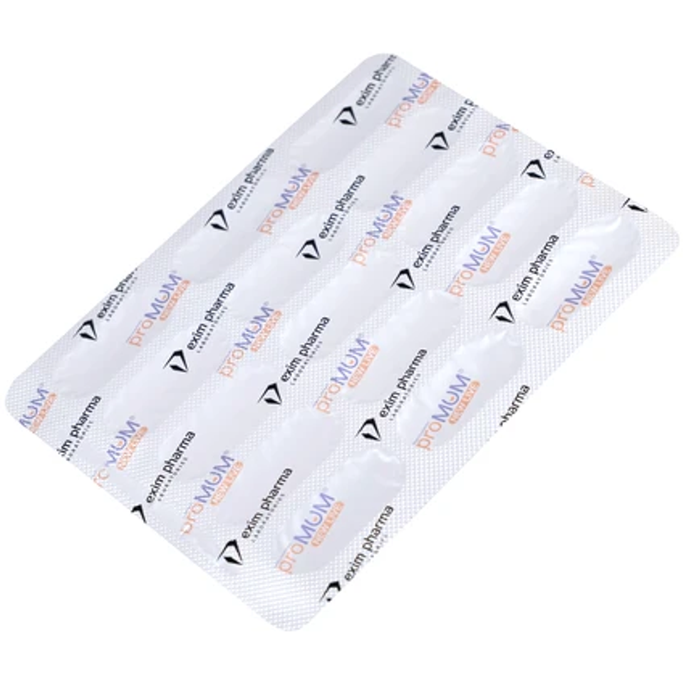Viên uống proMUM New Live bổ sung Acid Folic và Sắt cho phụ nữ mang thai và cho con bú - 30 viên dinh dưỡng thiết yếu cho mẹ và bé
