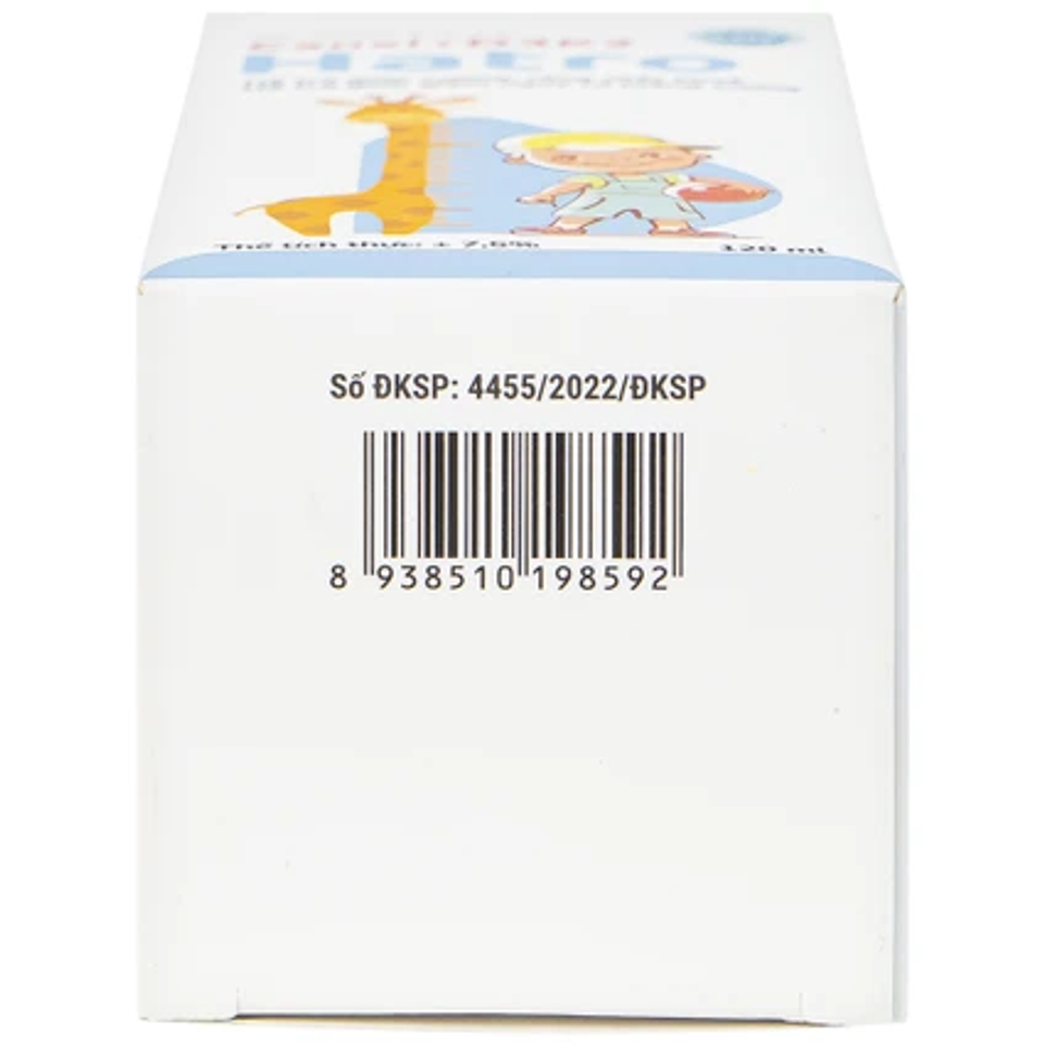 Siro Bổ Sung Canxi + D3K2 Hatro 120ml - Giúp Xương Răng Chắc Khỏe, Dinh Dưỡng Thiết Yếu Cho Trẻ Em và Phụ Nữ Có Thai