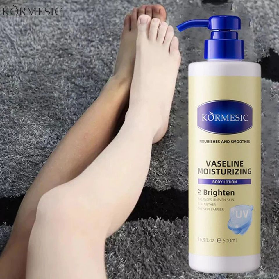 Kem Dưỡng Thể Vaseline Siêu Trắng 500ML - Sữa Dưỡng Da Trắng Sáng, Ẩm Mượt, Chống Khô Ráp - Làn Da Mịn Màng, Tự Tin Hơn