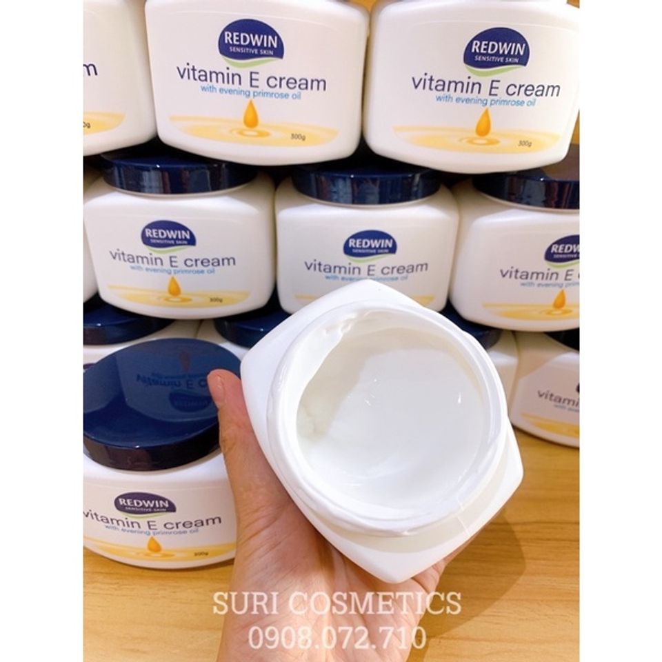 Kem Dưỡng Da Redwin Vitamin E Cream 300g - Dưỡng Ẩm, Chống Lão Hóa, Phục Hồi Da - Sản Phẩm Úc Chính Hãng
