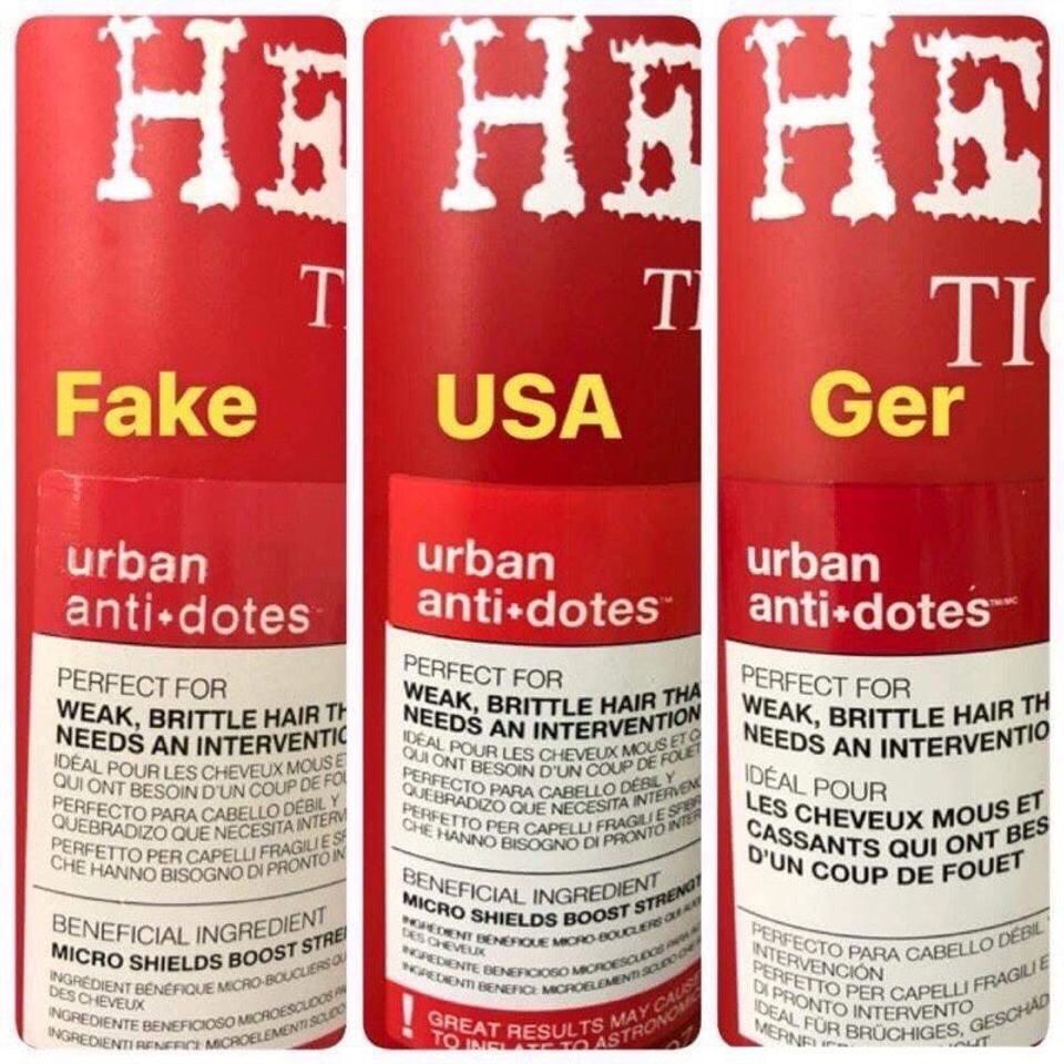 Bộ Dầu Gội Xả Bed Head Tigi Đỏ 750ml - Phục Hồi Tóc Hư Tổn Cấp Độ 3, Dưỡng Ẩm và Bảo Vệ Tóc Khỏe Mạnh