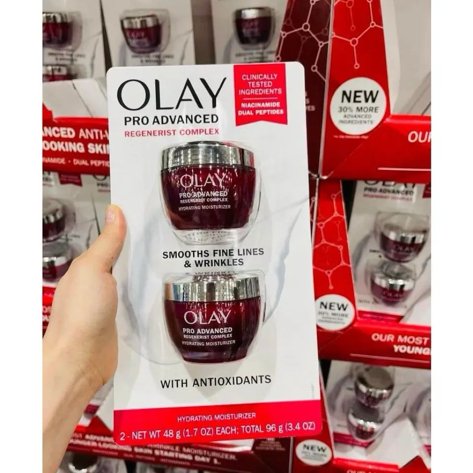 Kem chống lão hóa Olay Pro Advanced Regenerist 2 hũ - Giảm nếp nhăn ...