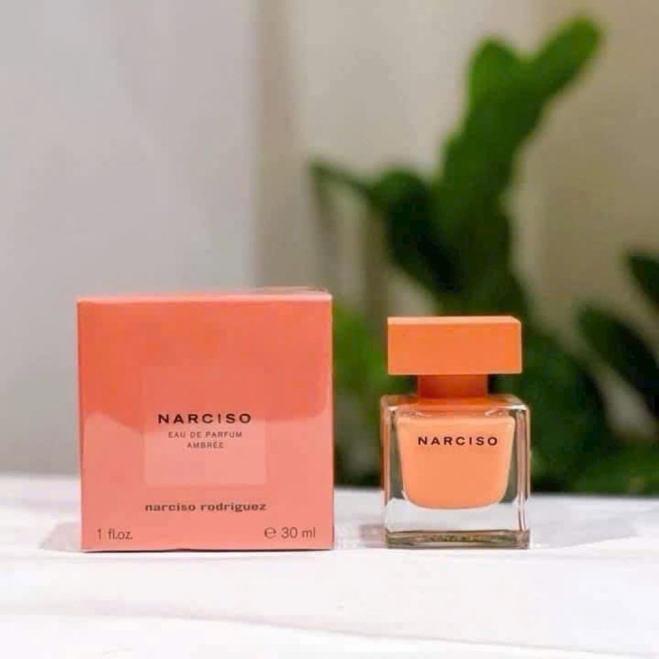Nước Hoa Nữ Narciso Ambree 30ml - Mùi Hương Quyến Rũ, Tinh Tế Với Hoa Trắng, Vanilla & Hổ Phách