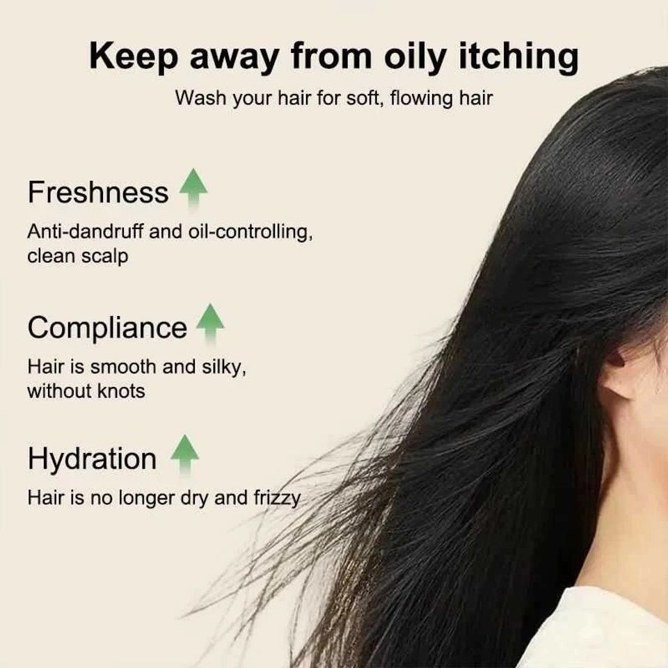 Dầu gội đầu loại bỏ mạt mụn sảng khoái kiềm dầu 500ml cải thiện tóc hư tổn dầu gội giảm ngứa/Shampoo