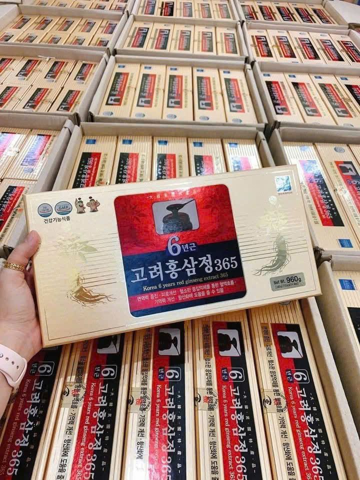 Cao Hồng Sâm Hàn Quốc Gold 6 Năm Tuổi Cô Đặc Hộp 4 Lọ x 250g - Giải Pháp Tăng Cường Sức Khỏe, Bổ Dưỡng Tự Nhiên