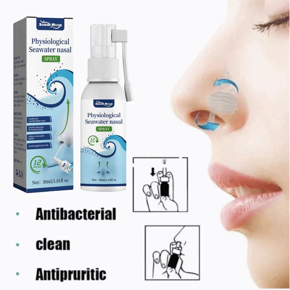 Nước Biển Sâu Xịt Mũi Dạng Phun Sương Cho Người Lớn - Giảm Ngạt Mũi, Khô Rát Mũi Tứcc Thiì - Ann Toànn Dịu Nhẹ
