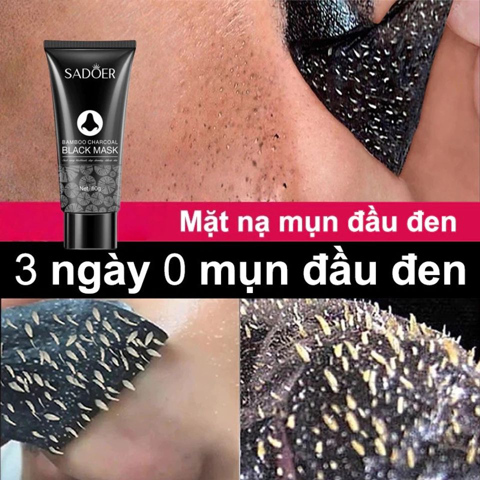 【60g】Mặt Nạ Bùn Khoáng Lột Mụn Đầu Đen Cho Vùng Mũi