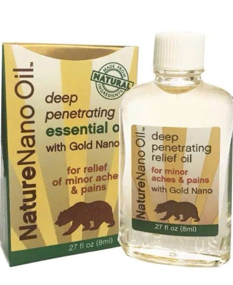 Dầu Xoa Bóp Con Gấu Naturenano Oil 8ml - Giảm Đau, Thư Giãn Nhanh Chóng, Sản Phẩm Chăm Sóc Sức Khỏe Tự Nhiên