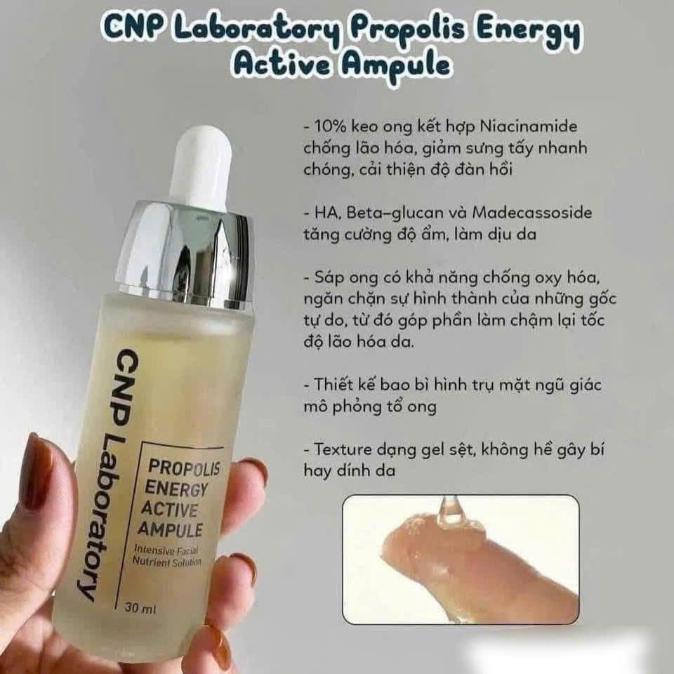 Serum CNP Propolis 30ml - Serum Phục Hồi Da, Cấp Ẩm Mạnh Mẽ từ CNP Laboratory, Chăm Sóc Da Mặt Chuyên Nghiệp