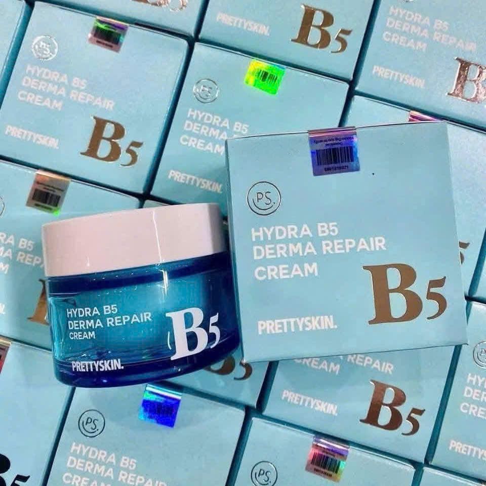 (Cao cấp) Kem Dưỡng Ẩm Pretty Skin Hydra B5 Derma Repair 52ml - Dưỡng Trắng Nhẹ, Phục Hồi Da Mặt Chính hãng