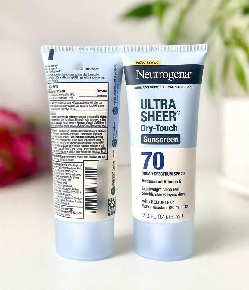 Kem chống nắng Neutrogena Ultra Sheer SPF 70 88ml 405070