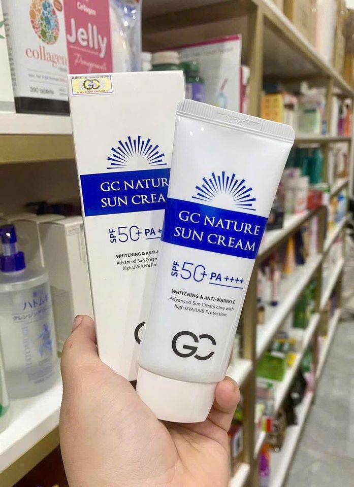 Kem Chống Nắng GC Nature Sun Cream SPF50+ PA++++ – chống nắng tốt, dưỡng ẩm nhẹ