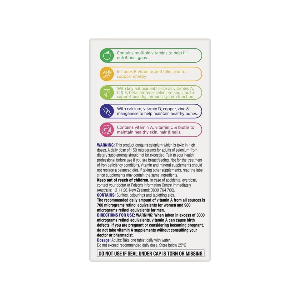 Vitamin Tổng Hợp Centrum cho Phụ Nữ 90 Viên - Hỗ Trợ Sức Khỏe, Làm Đẹp Tóc, Da, Móng - Vitamin Úc Chính Hãng 625130