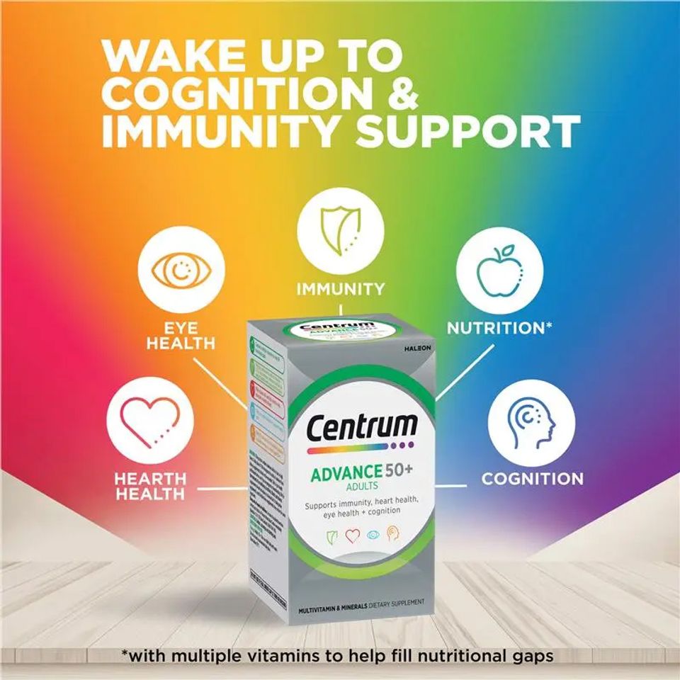 Viên Uống Vitamin Tổng Hợp Centrum For Adults 100 Viên - Bổ Sung Dinh Dưỡng, Tăng Cường Sức Khỏe và Hỗ Trợ Hệ Miễn Dịch 626038