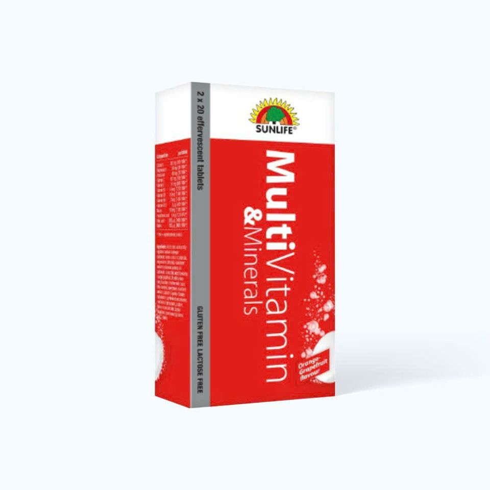 (Đức) Viên Sủi Bổ Sung Đa Vitamin Và Khoáng Chất Sunlife Hỗ Trợ Tăng Đề Kháng Giảm Mệt Mỏi