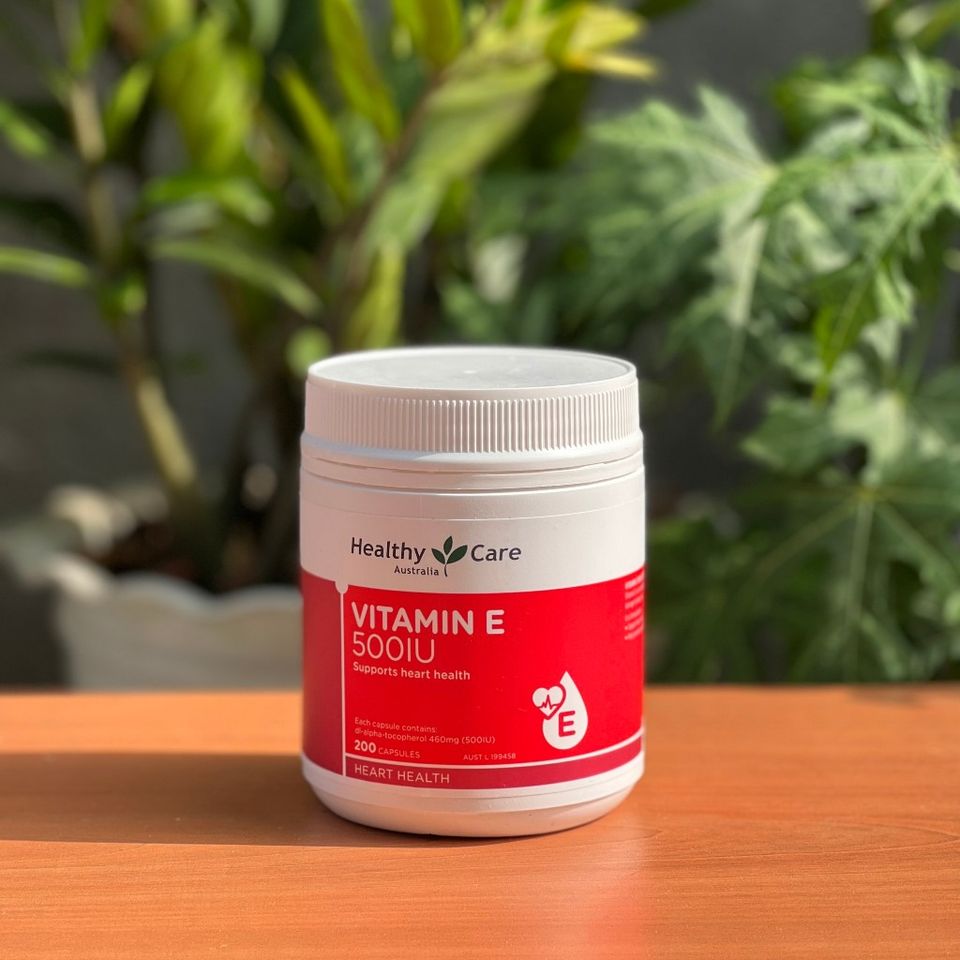 Vitamin E đỏ Úc Healthy Care vitamin E 200 viên 629015